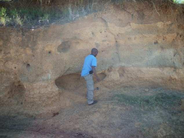 Hydrothermal manifestations can be identifies from aerial photographs and thus thermal mapping mission was conducted in the Menengai area.