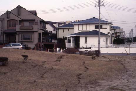 Foundation under construction at time of 1995 Kobe, Japan earthquake; note foundation walls and grade beams