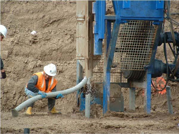 Soil Drains Summary: 1. Liquefaction may cause any of the following types of ground failure: Flow failure Lateral Spread Ground Oscillation Loss of bearing strength Ground Settlement 2.