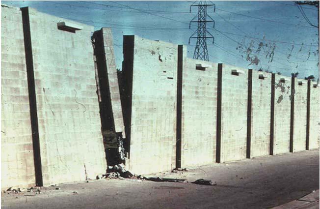 spread during 1971 earthquake; about 50 juveniles escaped through
