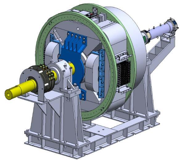 Rotating magnetic validator (RMV) Two poles No armature winding Identical air-gap Identical