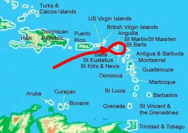 Introduction In the extreme north east section of the Eastern Caribbean, lies an island which is approximately 37 square miles shared by two