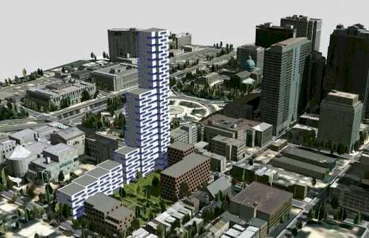 EsriCityEngine Licensed product with user interface and workflow to transform 2D GIS data into smart 3D city models.