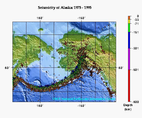 Seismic activity in