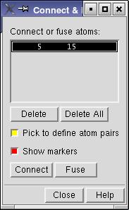 Chapter 3: Building Molecules Using Maestro ment, if you want. If you don t want to see these markers, deselect Show Markers on the Local transformation button menu.