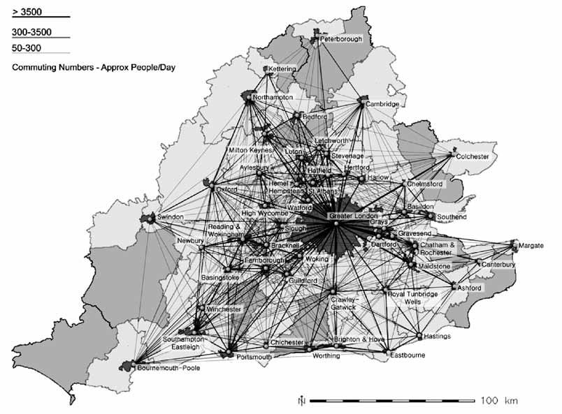 the ROLE OF CITY REGIONS Figure 18: Greater London City Region Source : Taylor P J & Pain K City Regions as Innovative Systems City regions are either defined by their administrative boundaries or by