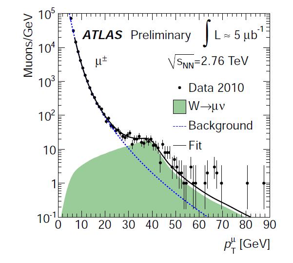 W Production Veto dimuons with mμμ>60 GeV (DY & Z candidates) and decays in flight
