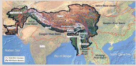 Geography of Asia, the Hindu