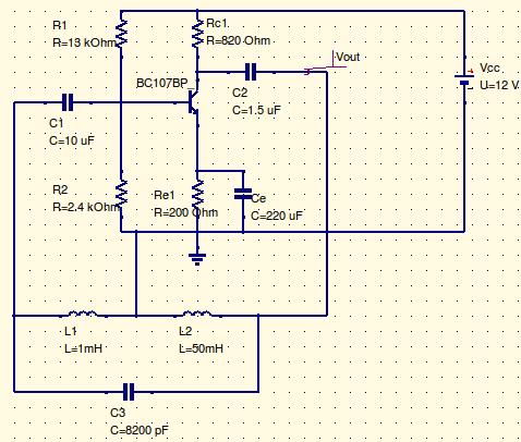 Experiment- 11 Hartley Oscillator Aim: To simulate the Transistor Hartley Oscillator and obtain the transient response.