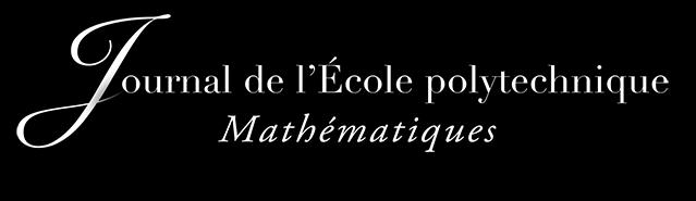 http://creativecommons.org/licenses/by-nd/3.0/fr/ L accès aux articles de la revue «Journal de l École polytechnique Mathématiques» (http://jep.cedram.