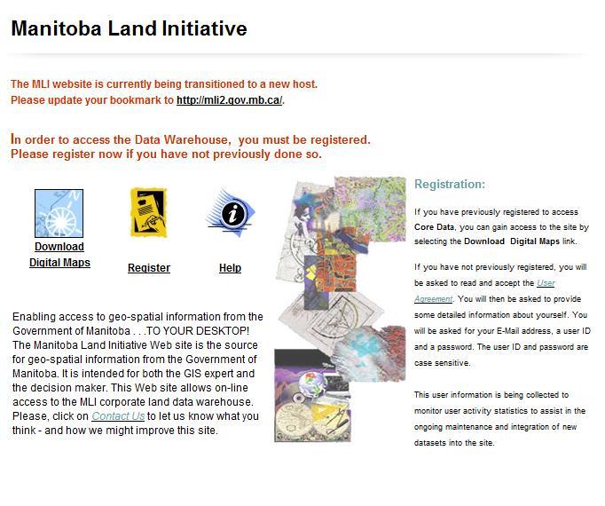 Manitoba Land Initiative-Open Data Cross-department partnership project Database of government