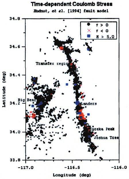 BOSL AND NUR: AFTERSHOCKS AND PORE FLUID DIFFUSION Figure 6. Locations of all M > 2.0 aftershocks in the 1- year period following the Landers earthquake are shown.