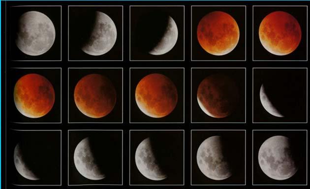 A total eclipse of the Moon 31 The colors of an eclipse of the Moon 32 33 34 How the copper color of a lunar eclipse is produced Fiftheenth Proposition of