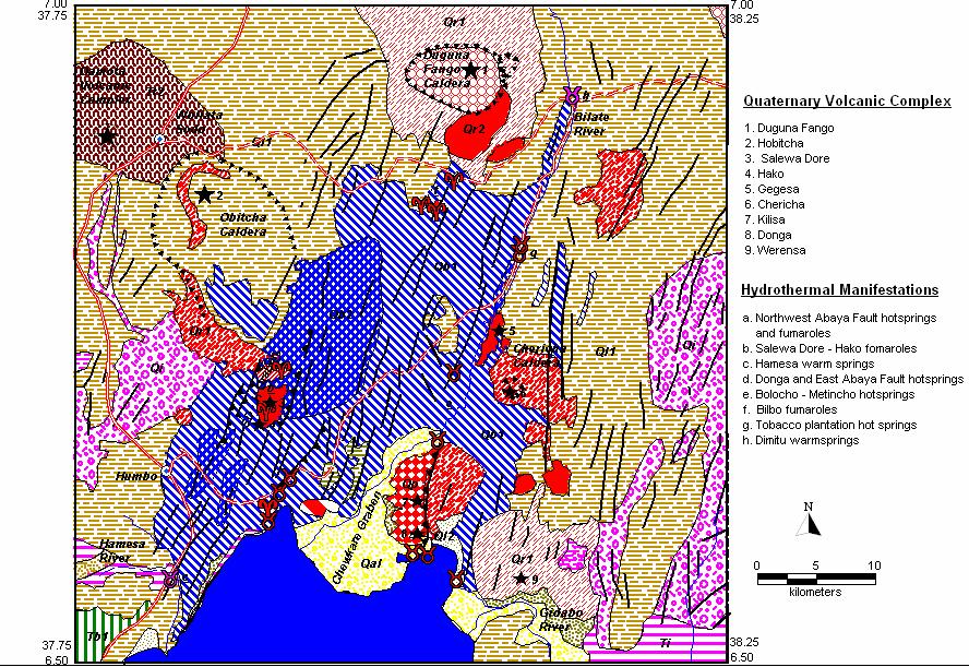 Figure 2: Geological map of the