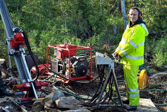 Kuhmo Group - Piilola MEN Finland prospecting drill