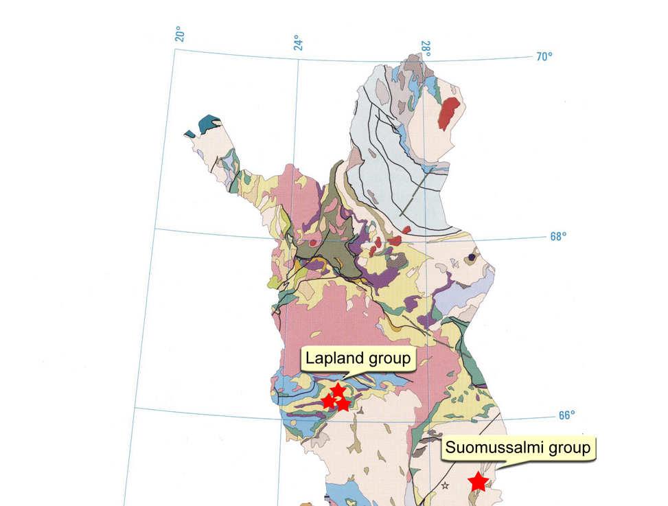 Mineral Exploration Network (Finland) Ltd. Since 2009: - on 32 project areas prospected over 2500 sq.