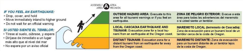 Tsunami Evacuation Map Brochure