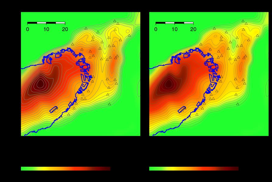 ground motion simulations of another target earthquake in order to discuss the