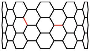 28 2 Carbon Nanotubes This instability arises from the existence of dangling bonds. However, the structure tries to resolve the vacant sites through atomic rearrangements.