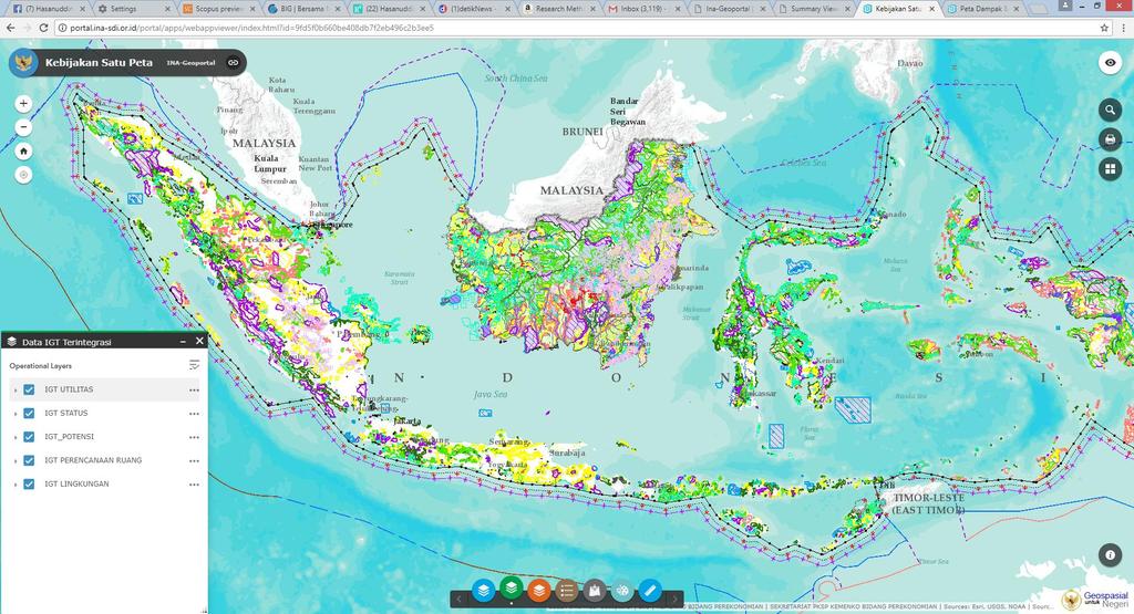Data IGT Terintegrasi INDONESIA yang