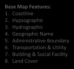 Geospatial Information Agency of Indonesia: Business Process Basic Geospatial Information Base Maps Executor Regulator Topographic Map (RBI) Coastal Area Map (LPI) Marine Area Map (LLN) Horizontal