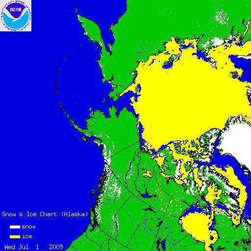 Remote sensing of lake ice Ice areal extent (and open water area) Global operational product - IMS daily ice cover fraction
