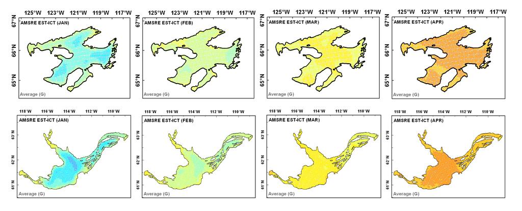 Remote sensing of lake ice Ice thickness Retrieval algorithm