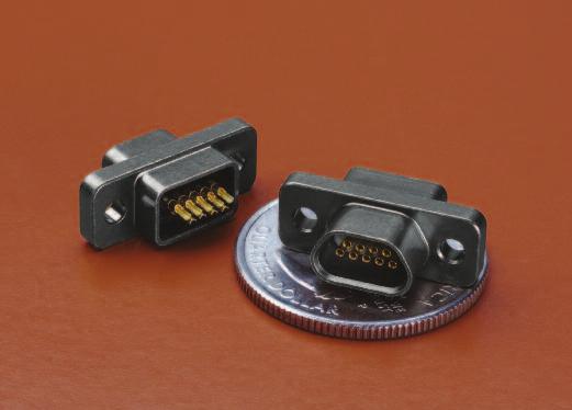 Micro Series ed onnectors or designs that require even smaller connector packages, PI s ontrol brand has designed a line of filtered Micro -Subminiature connectors.