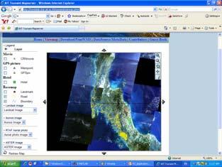 Base map Web map server 7 Remote Sensing (LIDAR) for Management of