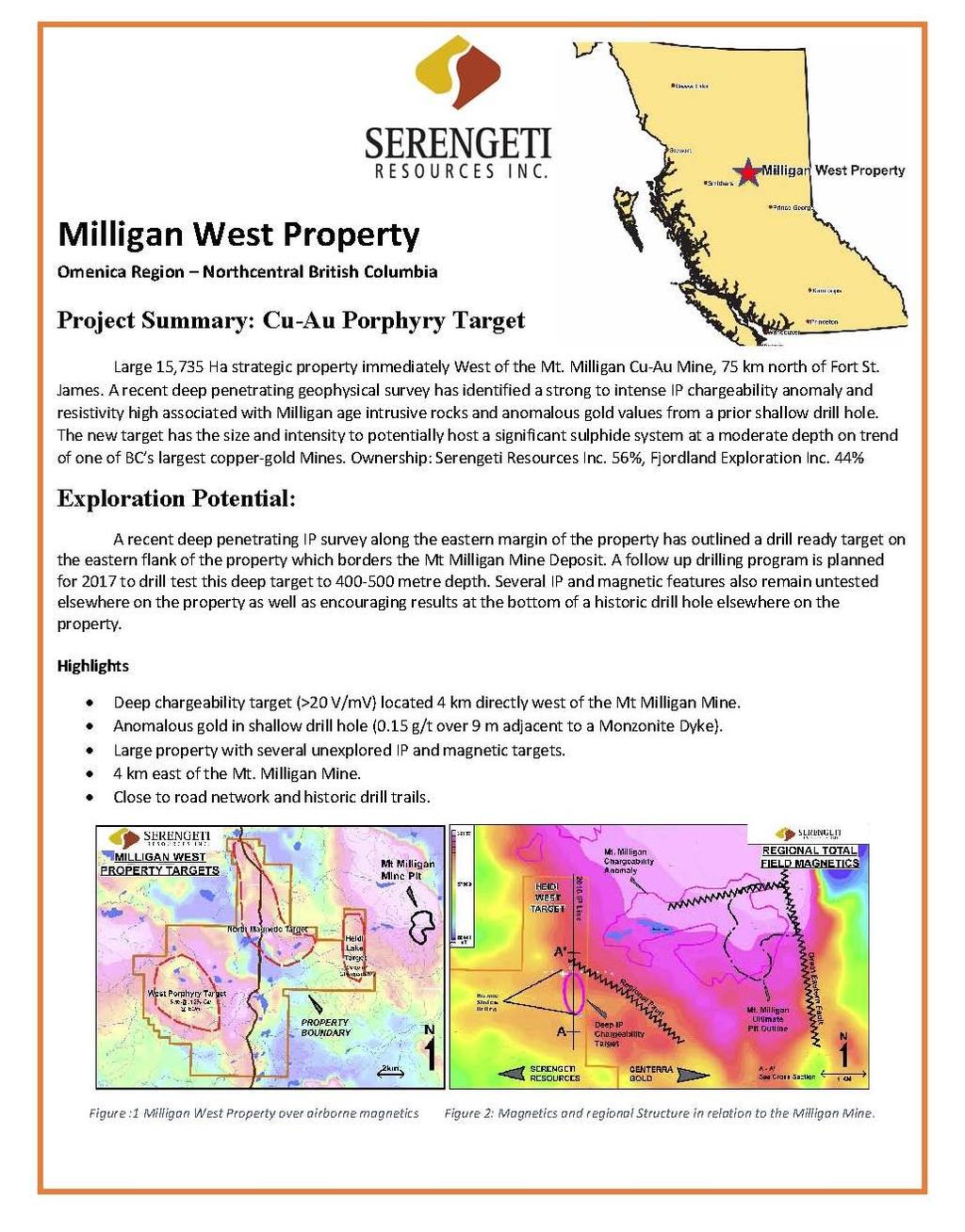 Milligan West Project