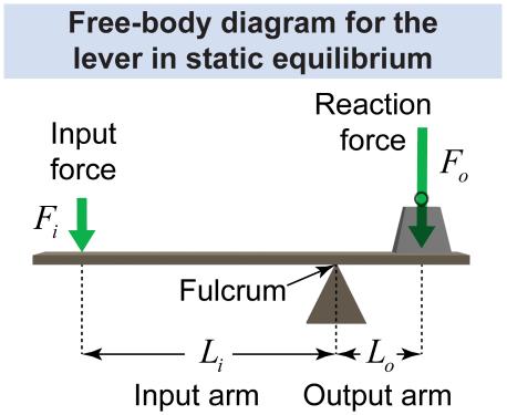 Test your knowledge Exploring the ideas For the largest mechanical advantage, should you place the fulcrum closer to the input or output force? Click this interactive calculator on page 335.