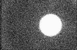 CHAPTER 4. CALIBRATION Figure 4.8: The picture of the light from the source taken by CCD camera.