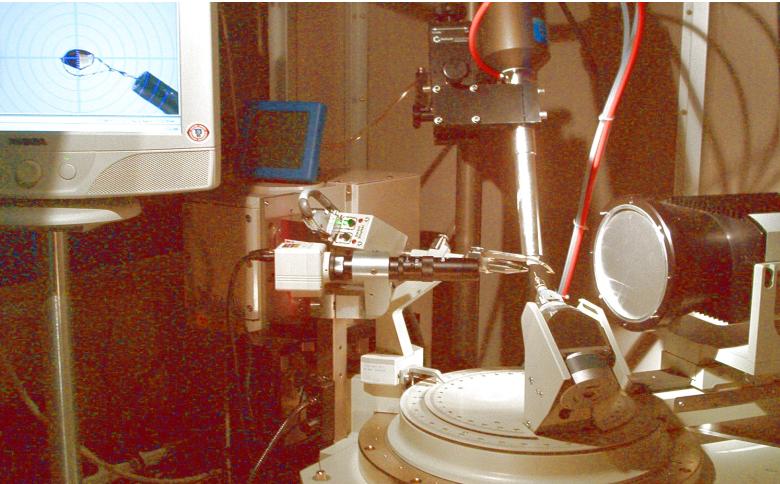 Molecular Biology Course 2006 Protein Crystallography I Tim Grüne X ray sources Rotating Anode Inhouse Equipment: The SMART 6000 The Unit Cell and Crystal Cryostream (100K) Detector Beam stop