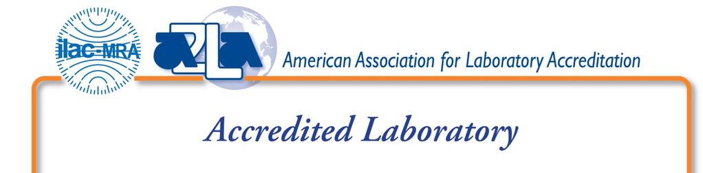 A2LA has accredited A.A. JANSSON, INC.