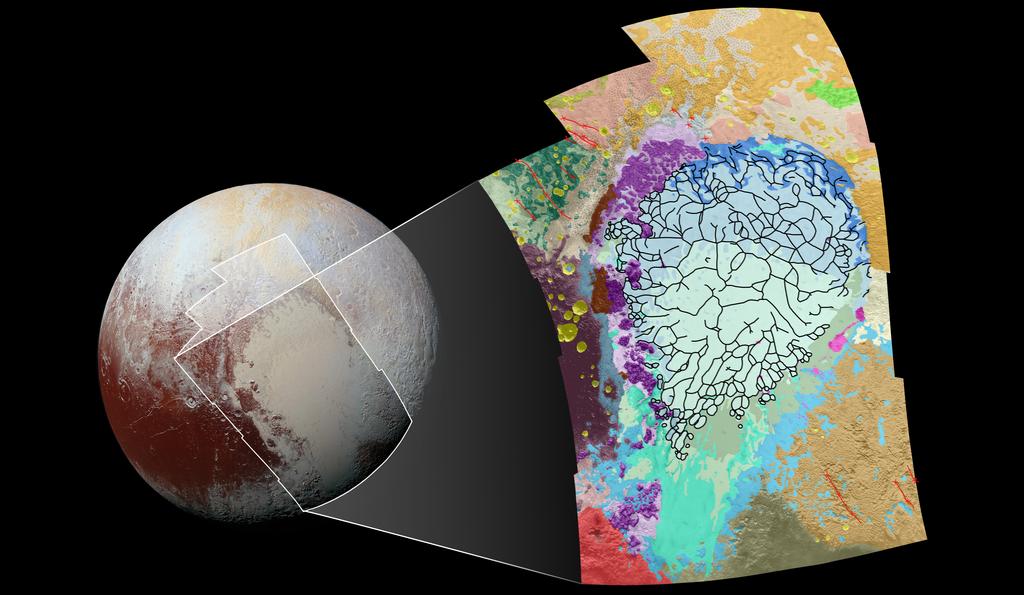 Pluto: New Horizons 2015 flyby Water ice