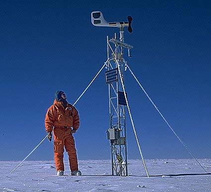There are two Automated Weather Stations (AWS) at DomeC One AWS is managed jointly by the USA (Univ.