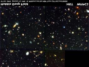 Hubble Deep Field Thermal Broadening mv random motions kt of atoms Typical redshift: z ~ High redshift: z > 5, UV light shifts to red wavelengths Stars & Elementary Astrophysics: Introduction Press F