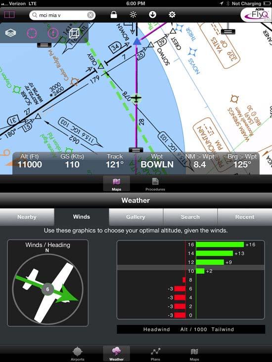 Weather Gallery FlyQ EFB gives quick and easy access to hundreds of US and