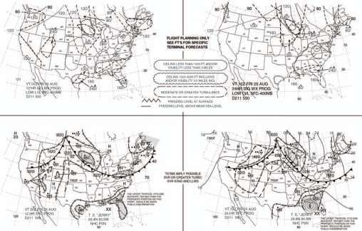 i. Low Level Chart a. A day 1 forecast of significant weather for the conterminous US b.