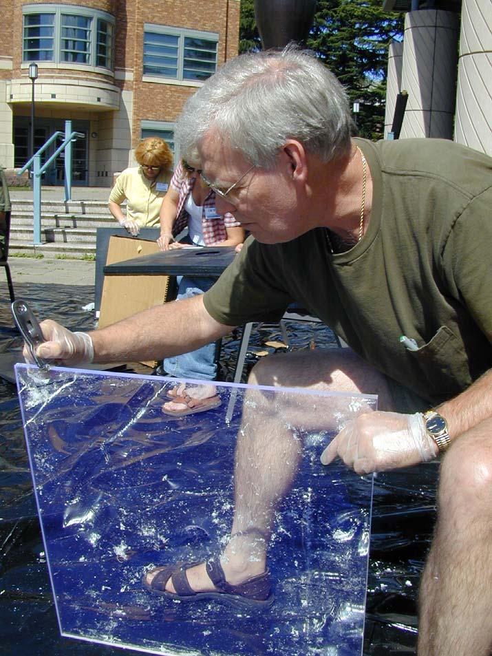 Care of Plastic Scintillator Jeff Wilkes (UW) cleaning