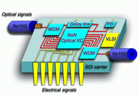 Integrated Silicon Nanophotonics Futuristic Silicon chip with integrated photonic and electronic circuits IBM Research, (2007) The ultimate goal of Si nanophotonics is to develop a