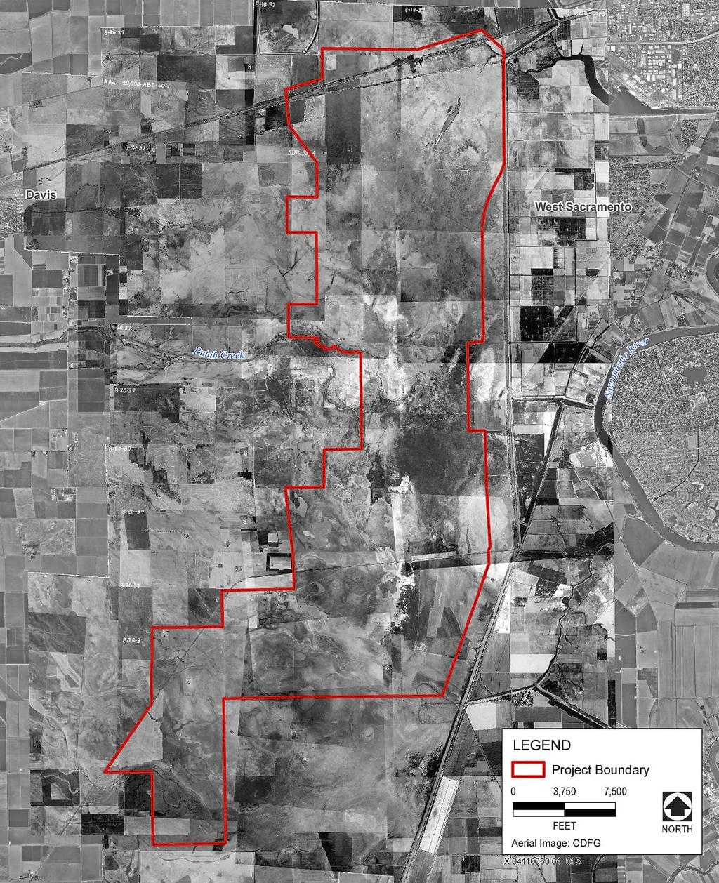 Source: Department of Fish and Game Yolo Bypass Wildlife Area Aerial Photo (1937) Exhibit
