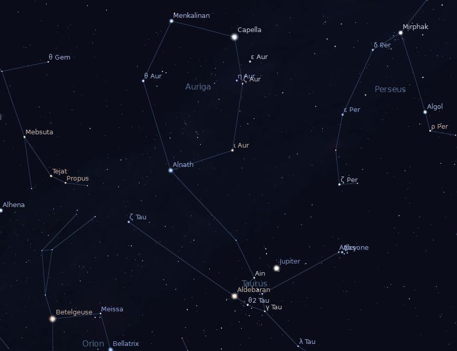 -10- The constellation Auriga The Constellation Canis Major Orion s Belt guided us north and west to the constellation Taurus, and it also points the way, in the other direction, to the constellation