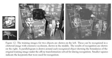 Feature stability to aine change Match eatures ater random change in image scale & orientation, with % image