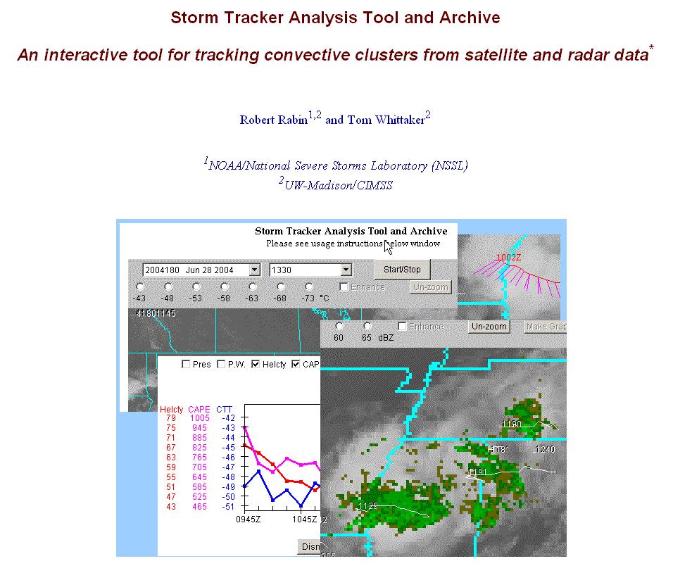 Satellite data and forecasting Many quantitative products derived from satellite