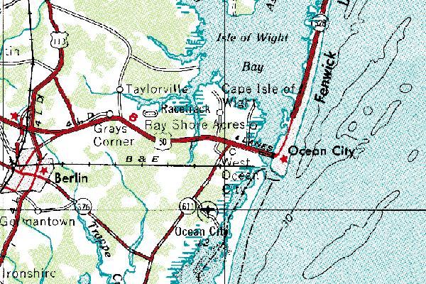 Page 4 of 8 Why is Assateague Island offset from Fenwick Island? Calculate the rate of offset per year since the mid 1840s.