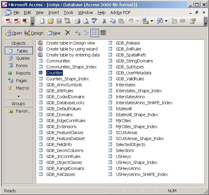 Personal Geodatabase Limited by 2G bytes before the ArcGIS version 9.1; Since ArcGIS 9.