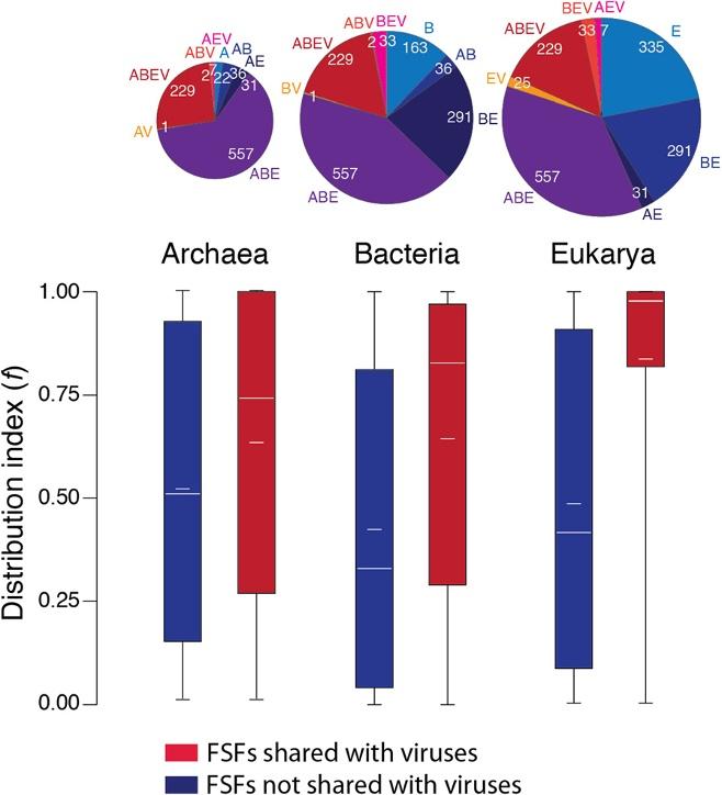 Nasir et al. BMC Evolutionary Biology 2012, 12:156 Page 12 of 18 as a distinct supergroup along with cellular superkingdoms (Figure 4). Each edge on the network represented a split of taxa.