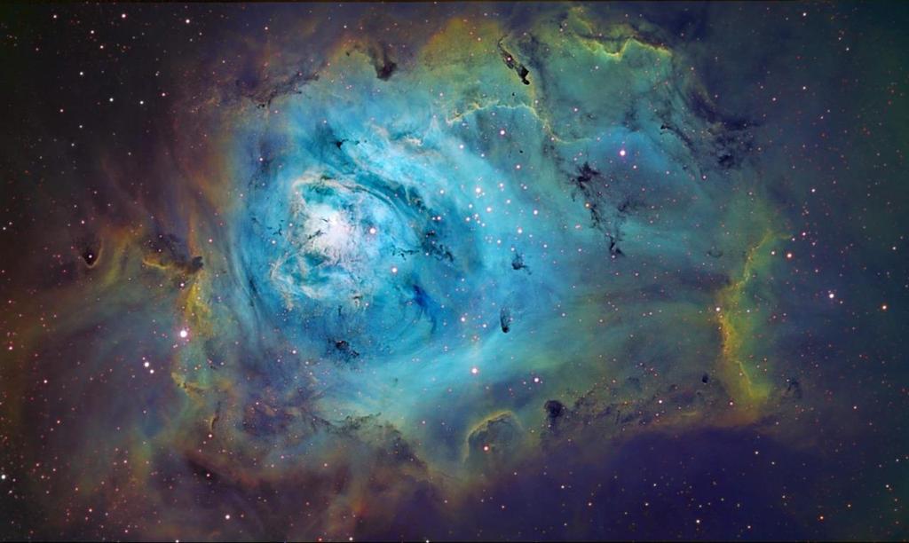 Narrowband Target M8 Lagoon Nebula By ESO/VPHAS+ team - http://www.eso.