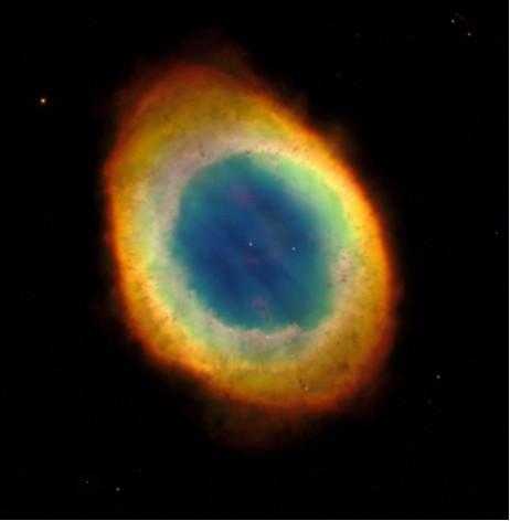 The Death of Stars (i) What happens to a star at the end of its life depends on its mass. Up to 11 solar masses, the star will gently fade away, giving off a planetary nebula.